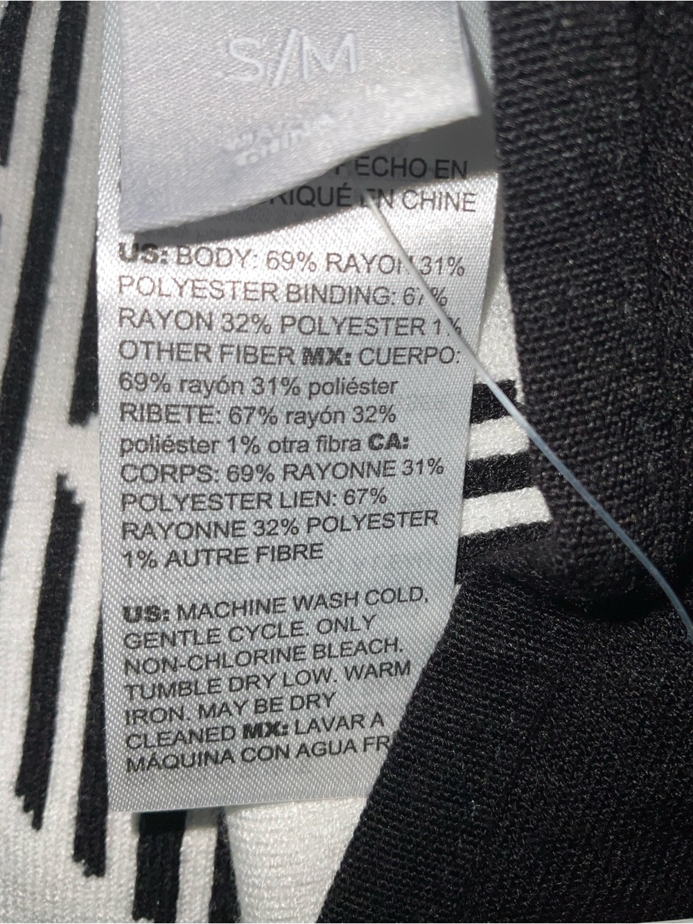 Chico’s Windowpane Plaid Ruana Geometric - Picture 6 of 6